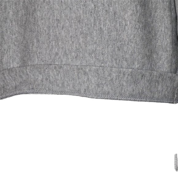 GAP  Grey Fleece Mock neck Long Sleeve  Sweatshirt Dress Size M - Picture 6 of 11